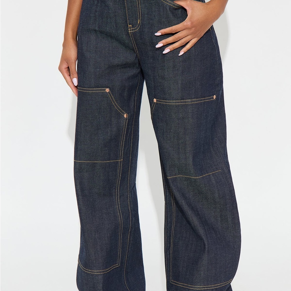 Premium Selvedge Utility Straight Leg Jeans